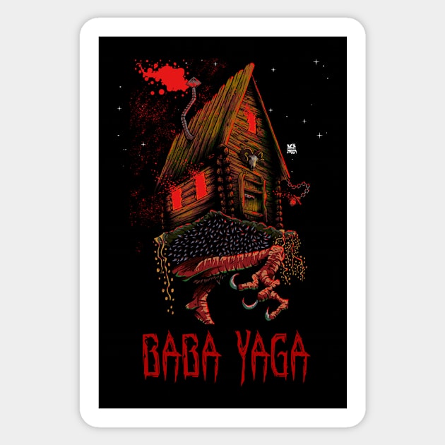 baba yaga Sticker by LucasMoon